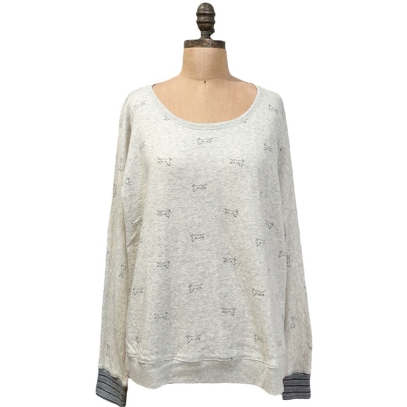 Hello Nite Los Angeles Loungewear Top with Unicorn Print - Picture 1 of 4